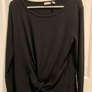 Zella front twist sweater